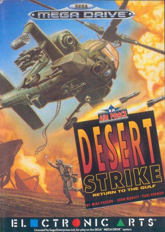 Desert Strike - игра для сега, sega mega drive (Genesis) Desert Strike - игра для sega